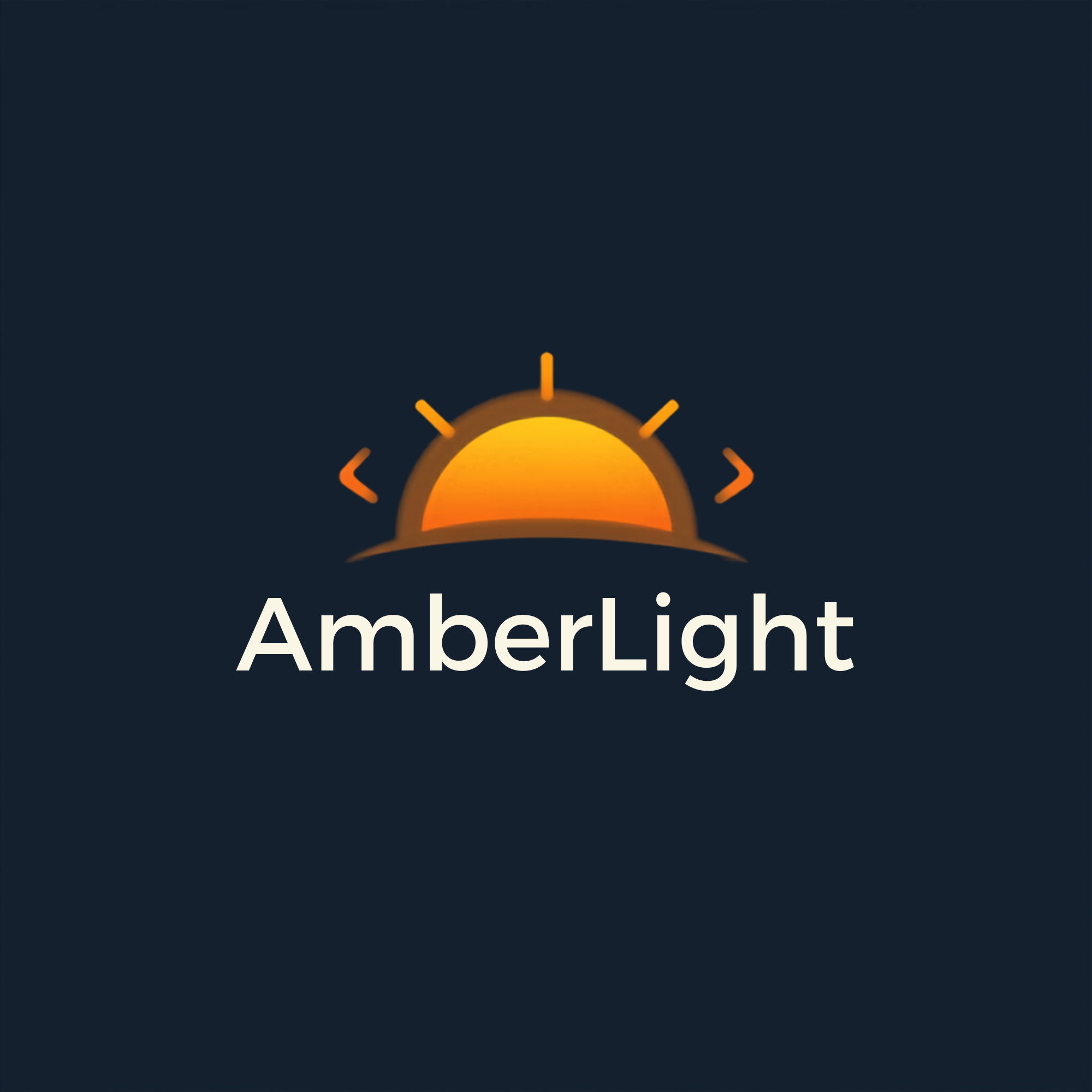 AmberLight Logo lockup